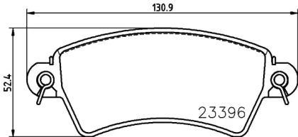 Дисковой тормозной механизм PAGID для PEUGEOT 306 Кабриолет (7D, N3, N5) 1.8 16V