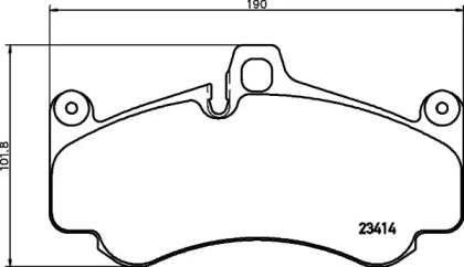 Дополнительные работы PAGID для PORSCHE 911 Кабриолет (997) 3.6 Turbo