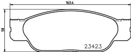 Тормозные колодки PAGID для JAGUAR S-TYPE (X200) 2.5 V6