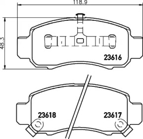 Запчасти для ТО PAGID для HONDA INSIGHT (ZE) 1.0 Hybrid (ZE1)