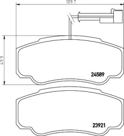 Дополнительные работы PAGID для NISSAN CABSTAR (F24M, F24W) 35.14 DCI, 45.14 DCI 2.5 (F24M)
