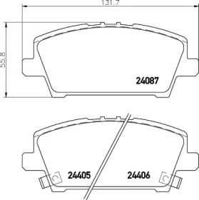 Дополнительные работы PAGID для HONDA CIVIC VIII Hatchback (FN, FK) 2.2 CTDi (FK3)