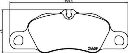 Запчасти для ТО PAGID для PORSCHE 911 Кабриолет (997) 3.6 Carrera