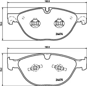 Запчасти для ТО PAGID для JAGUAR XK Кабриолет (X150) 5.0 XKR-S