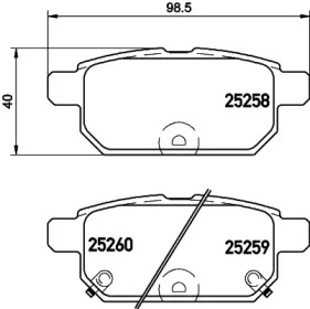 Запчасти для ТО PAGID для SUZUKI VITARA (LY) 1.4 T AllGrip (APK 414)