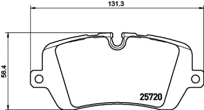 Дисковой тормозной механизм PAGID для LAND ROVER DISCOVERY V (L462) 3.0 D 4x4