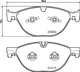 Дисковой тормозной механизм PAGID для JAGUAR F-TYPE купе (X152) 400