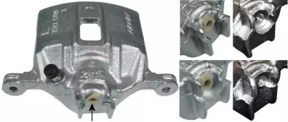 Суппорт диского колесного тормозного механизма PAGID для HONDA CIVIC V седан (EG, EH) 1.5 i 16V (EG8)