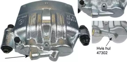 Суппорт диского колесного тормозного механизма PAGID для MERCEDES-BENZ SPRINTER 3-t Фургон (903) 308 CDI