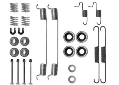 Барабанный тормозной механизм PAGID для NISSAN TERRANO I (WD21) 2.4 i 4WD