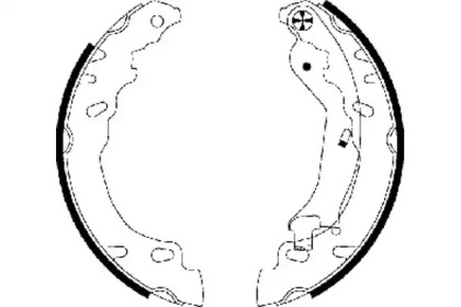 Тормозная колодка / накладка PAGID для FORD KA (RU8) 1.2