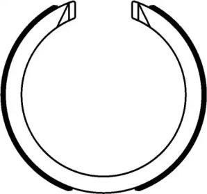 Барабанный тормозной механизм PAGID для DAEWOO MUSSO (FJ) 2.3