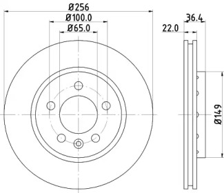 Дисковой тормозной механизм PAGID для VW BORA Variant (1J6) 1.4 16V