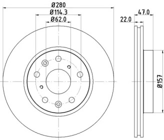 Дисковой тормозной механизм PAGID для SUZUKI SX4 (EY, GY) 1.6 VVT 4x4 (RW 416)