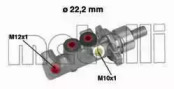 главный тормозной цилиндр METELLI для RENAULT KANGOO (KC0/1_) 1.4 (KC0C, KC0H, KC0B, KC0M)