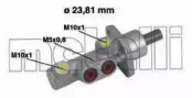 главный тормозной цилиндр METELLI для NISSAN NOTE (E11, NE11) 1.5 dCi