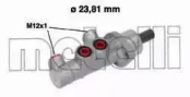 главный тормозной цилиндр METELLI для NISSAN NOTE (E11, NE11) 1.5 dCi