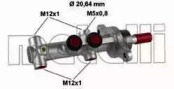 главный тормозной цилиндр METELLI для NISSAN PRIMASTAR Фургон (X83) 2.0