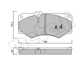 Дополнительные работы METELLI для MERCEDES-BENZ T1 автобус (602) 310 D 2.9