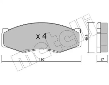 Дополнительные работы METELLI для NISSAN PICK UP (D21) 2.5 D 4WD