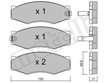 Дополнительные работы METELLI для NISSAN PICK UP (D21) 2.5 D 4WD