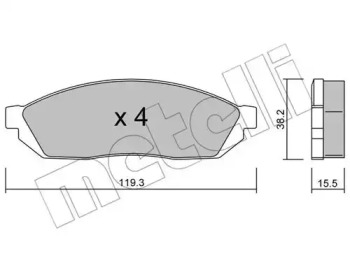 Запчасти для ТО METELLI для HONDA CIVIC II универсал (WC) 1300