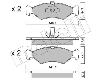 Запчасти для ТО METELLI для MAZDA 121 III (JASM, JBSM) 1.8 D
