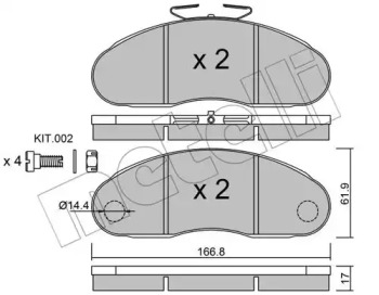 Дополнительные работы METELLI для NISSAN TRADE c бортовой платформой/ходовая часть 2.8 D