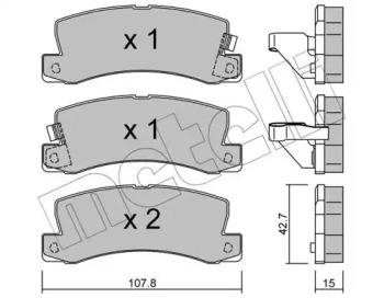 Запчасти для ТО METELLI для LEXUS ES (VCV10_, VZV21_) 300 (MCV10_, VCV10_)