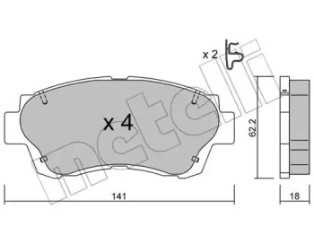 Запчасти для ТО METELLI для LEXUS ES (VCV10_, VZV21_) 300 (MCV10_, VCV10_)