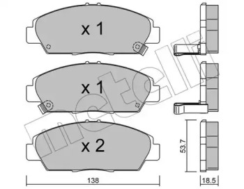 Запчасти для ТО METELLI для HONDA PRELUDE IV (BB_) 2.0 i 16V (BB3)