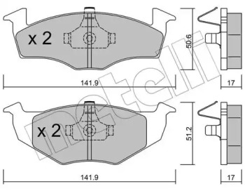 Запчасти для ТО METELLI для VW POLO (6N1) 64 1.9 D