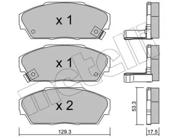 Запчасти для ТО METELLI для HONDA ACCORD III Aerodeck (CA) 2.0 EX (CA5)