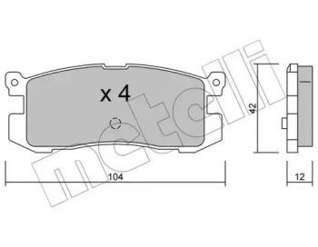 Запчасти для ТО METELLI для MAZDA 626 III Hatchback (GD) 2.0 16V