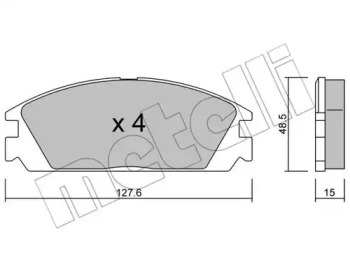 Дополнительные работы METELLI для HONDA INTEGRA Хэтчбек (DA) 1.5