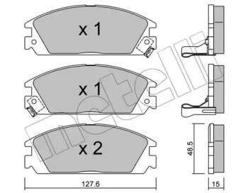 Запчасти для ТО METELLI для HONDA ACCORD III Aerodeck (CA) 2.0 EX (CA5)