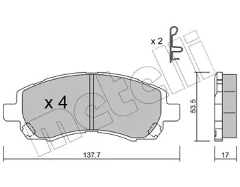 Дополнительные работы METELLI для SUBARU IMPREZA седан (GD) 2.0 i AWD