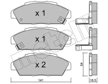 Дополнительные работы METELLI для HONDA ACCORD IV (CB) 2.2 i 16V Automatik (CB7)