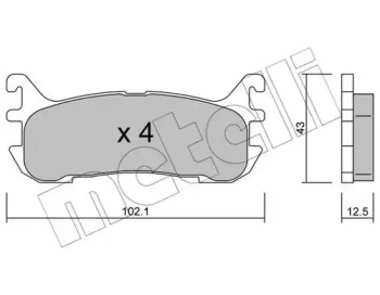 Запчасти для ТО METELLI для MAZDA MX-5 I (NA) 1.8