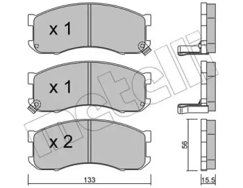 Запчасти для ТО METELLI для MAZDA 626 III Hatchback (GD) 2.0 16V