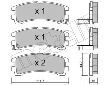 Дополнительные работы METELLI для NISSAN TERRANO I (WD21) 2.4 i 4WD
