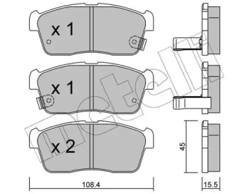 Запчасти для ТО METELLI для NISSAN PIXO (UA0) 1.0