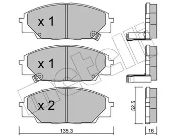 Дополнительные работы METELLI для HONDA CIVIC VII Hatchback (EU, EP, EV) 2.0 Type-R