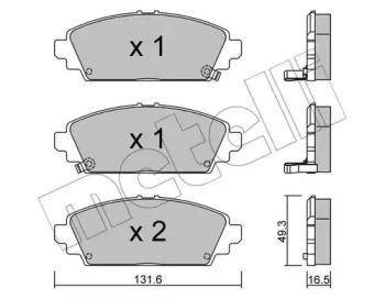 Дополнительные работы METELLI для HONDA CIVIC VII купе (EM2) 1.7 i