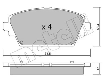 Дополнительные работы METELLI для NISSAN PRIMERA Hatchback (P12) 1.6