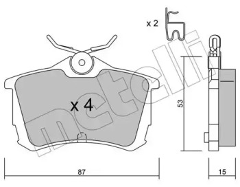 Дополнительные работы METELLI для HONDA ACCORD VI Hatchback (CH, CL) 2.0 (CH7)