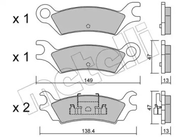 Запчасти для ТО METELLI для MAZDA 929 II (HB) 2.0 i GLX