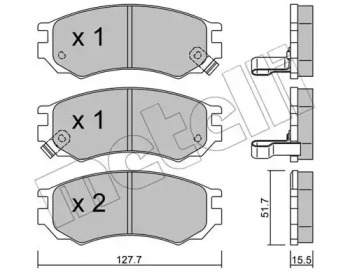 Запчасти для ТО METELLI для NISSAN SUNNY III Liftback (N14) 2.0 i 16V