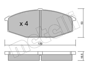 Запчасти для ТО METELLI для NISSAN URVAN Фургон (E23) 2.3 D