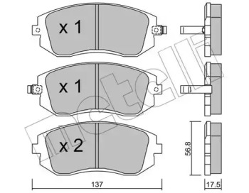Дополнительные работы METELLI для SUBARU IMPREZA седан (GD) 2.0 i AWD